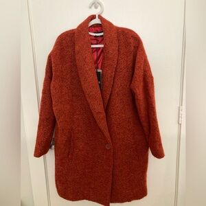 NWT Stylish Red Coat